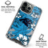 NFL Carolina Panthers Tropical Print iPhone 16 Pro Clear Case